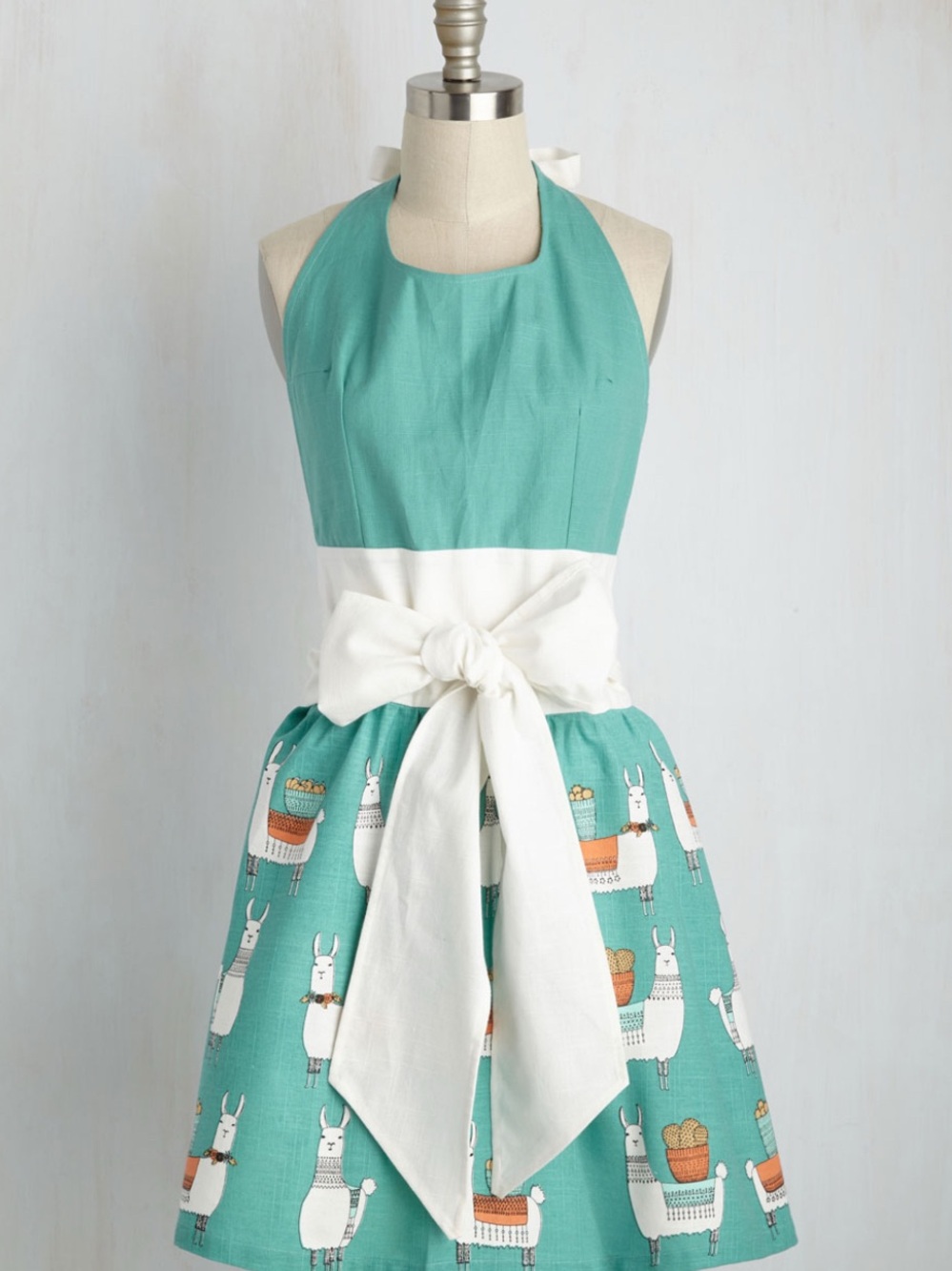 Llama Print Full Apron